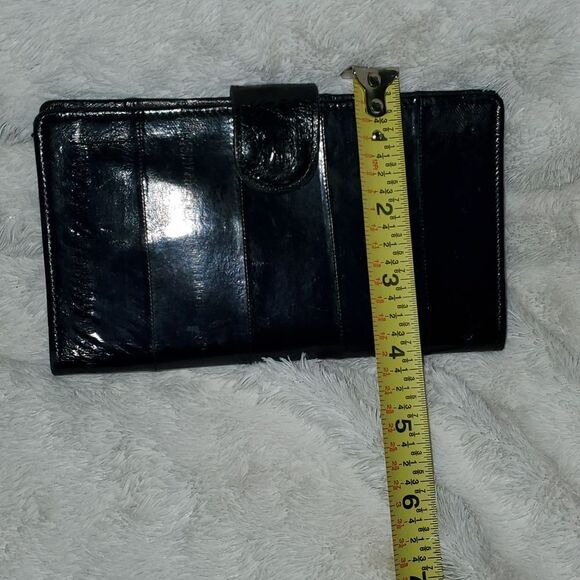 Vintage Eel Skin Checkbook Wallet - Picture 8 of 8
